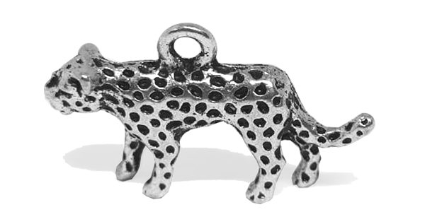Charm, 3 Identical Leopard charms