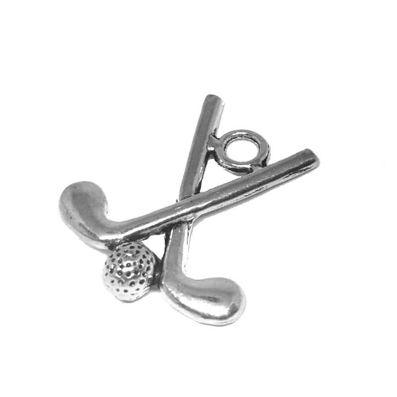 Charm, 4 Identical Hockey Sticks and Ball charms