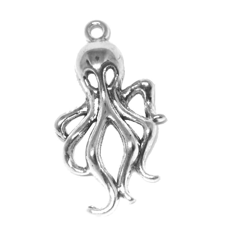 Charm, 4 Identical octopus charms