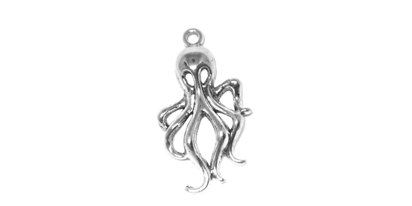 Charm, 4 Identical octopus charms