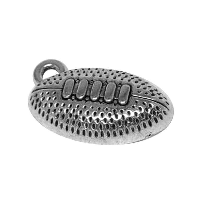Charm, 6 identical rugby ball charms