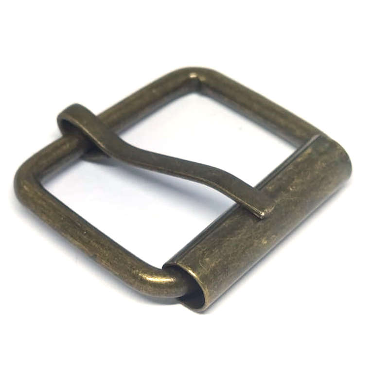 Belt Roller Buckle, 3mm Wire, 20mm, Antique Brass