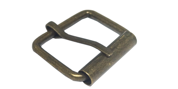 Belt Roller Buckle, 3mm Wire, 20mm, Antique Brass