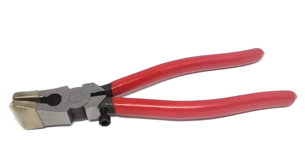 Plier to insert webbing tail clips