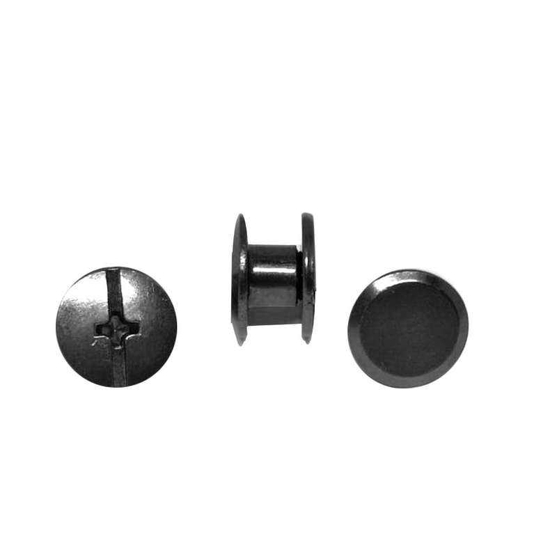 Interlocking screw 5mm, Metal Black