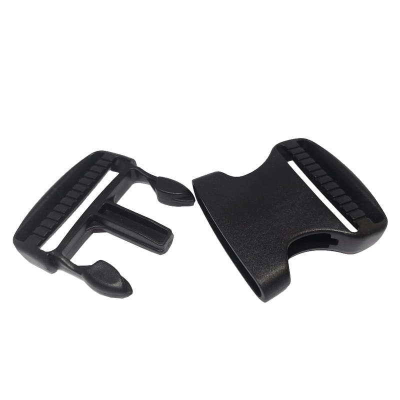 50pcs Buckle 50mm, Black, Quick release, Plastic