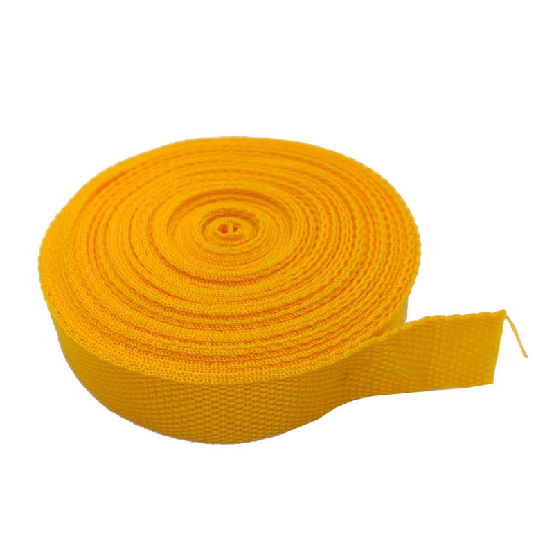 10m Webbing 25mm Yellow