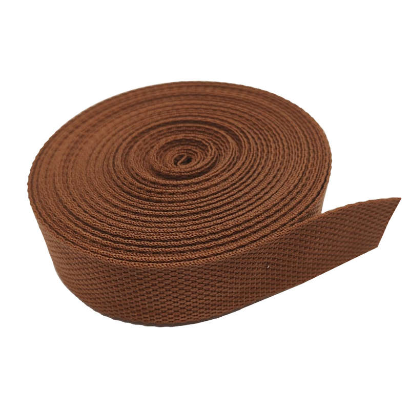 10m Webbing 20mm Brown