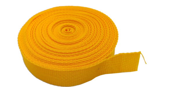 100m Webbing 20mm Yellow
