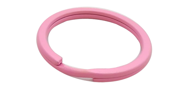 25pcs Split ring Flat (30mm) Pink