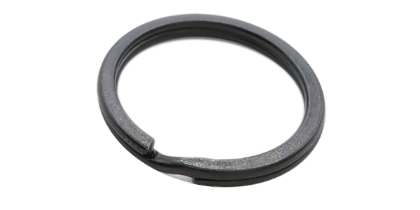 Split ring Flat (25mm) Black
