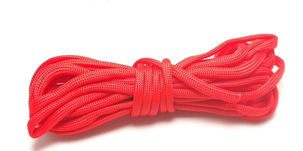 5m Round Braid, 4mm, Red
