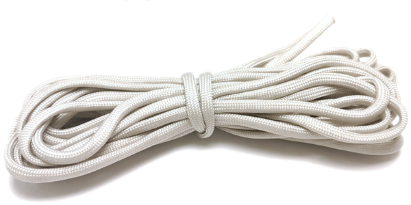 5m Round Braid, 4mm, Grey