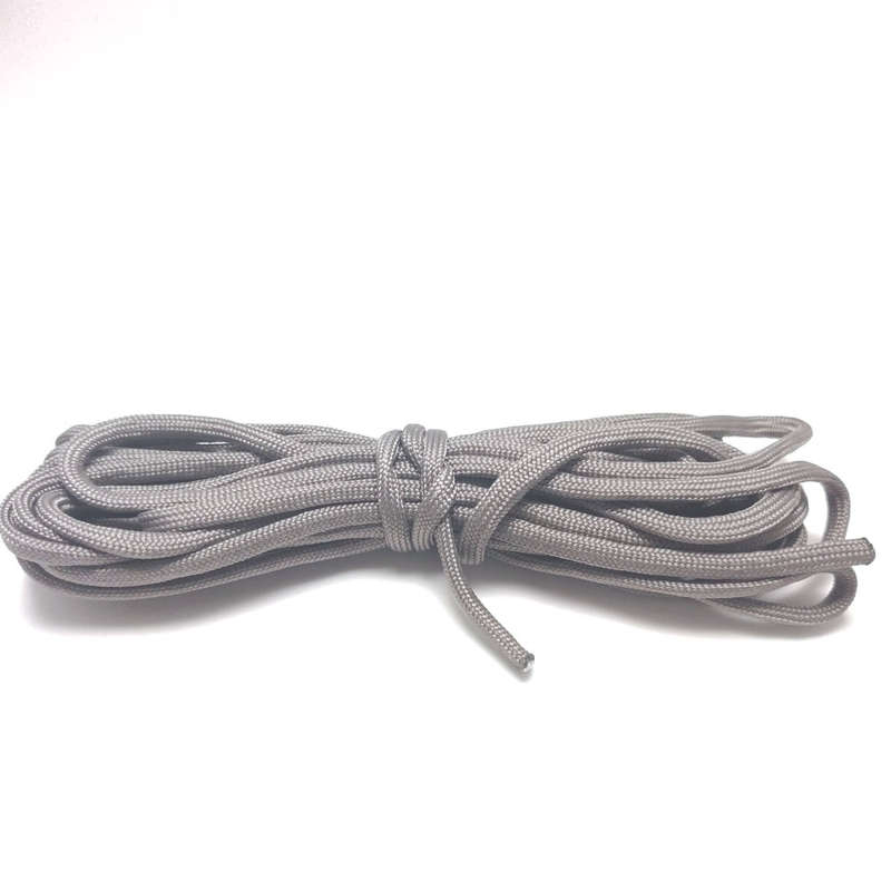 5m Round Braid, 4mm, Dark Grey