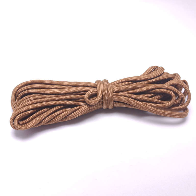 5m Round Braid, 4mm, Brown