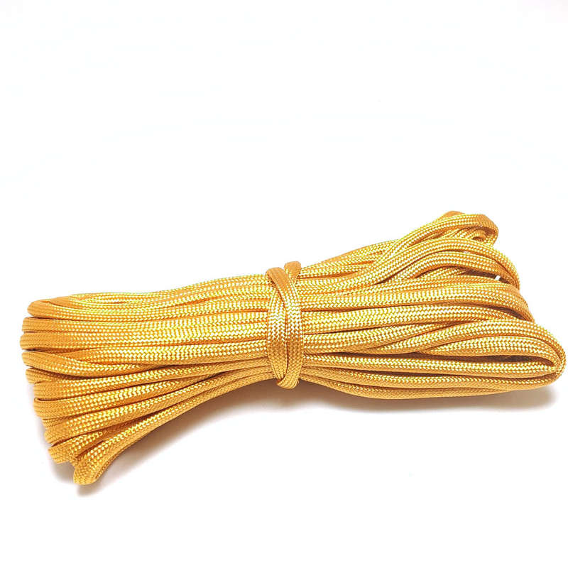 100m Round Braid, 4mm, Gold