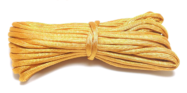 100m Round Braid, 4mm, Gold