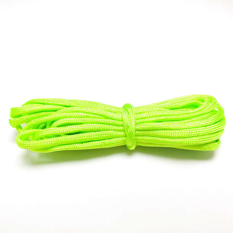 5m Round Braid, 4mm, Light Green