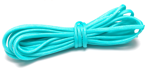 5m Round Braid, 4mm, Aqua