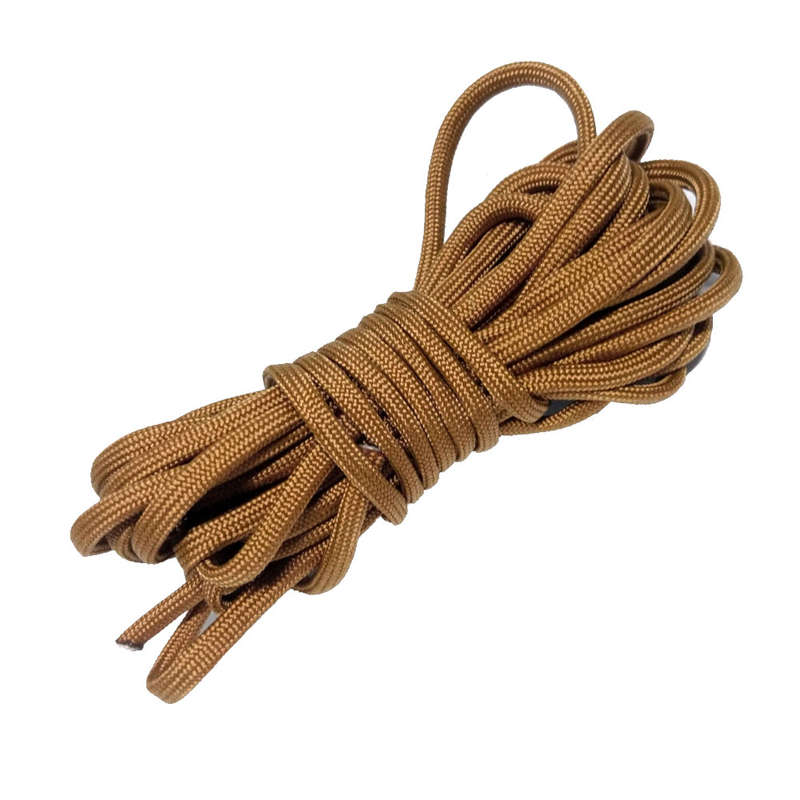 100m Round Braid, 4mm, Brown