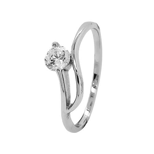 Silver Cubic Zirconia Ring