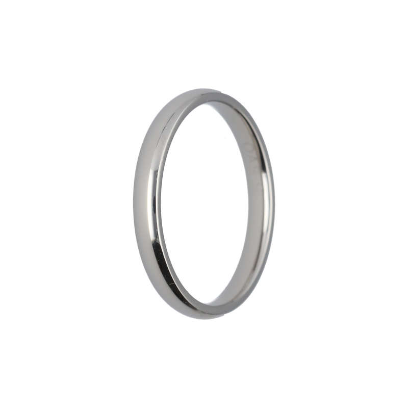 Stainless Steel Polished Ring Band (3mm)