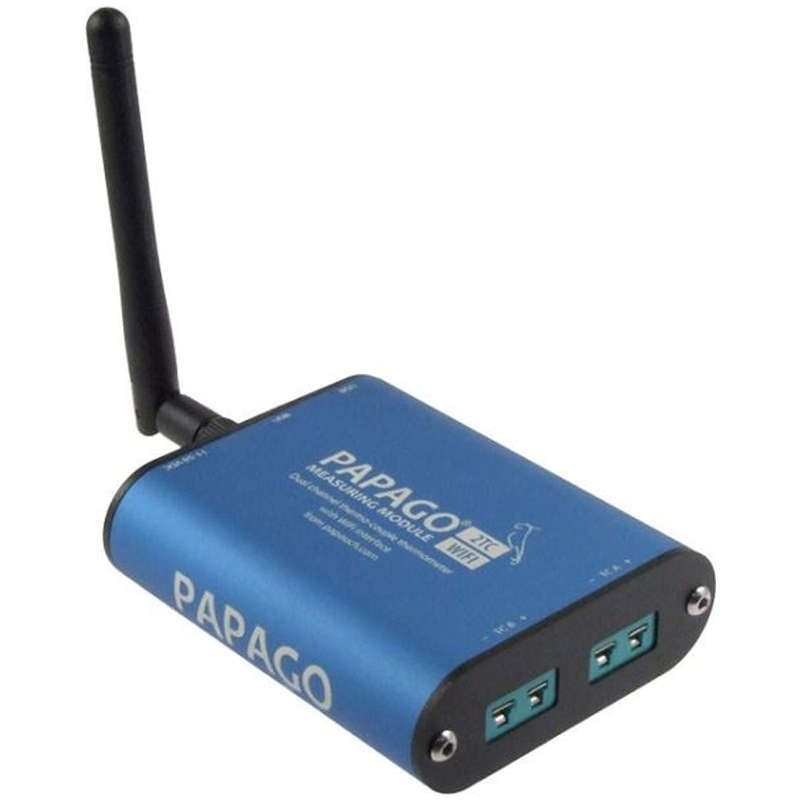 Papago 2TC ETH: 2x Thermometer for K-type Thermocouple with Ethernet