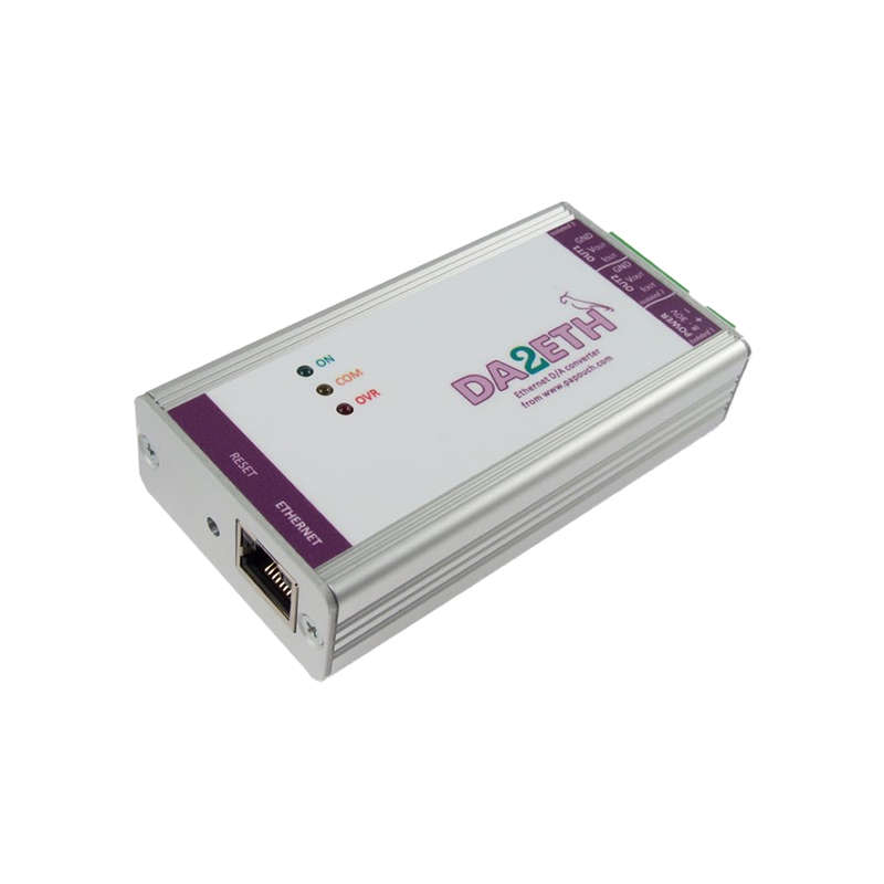DA2ETH: DA converter with two voltage or current outputs with Ethernet
