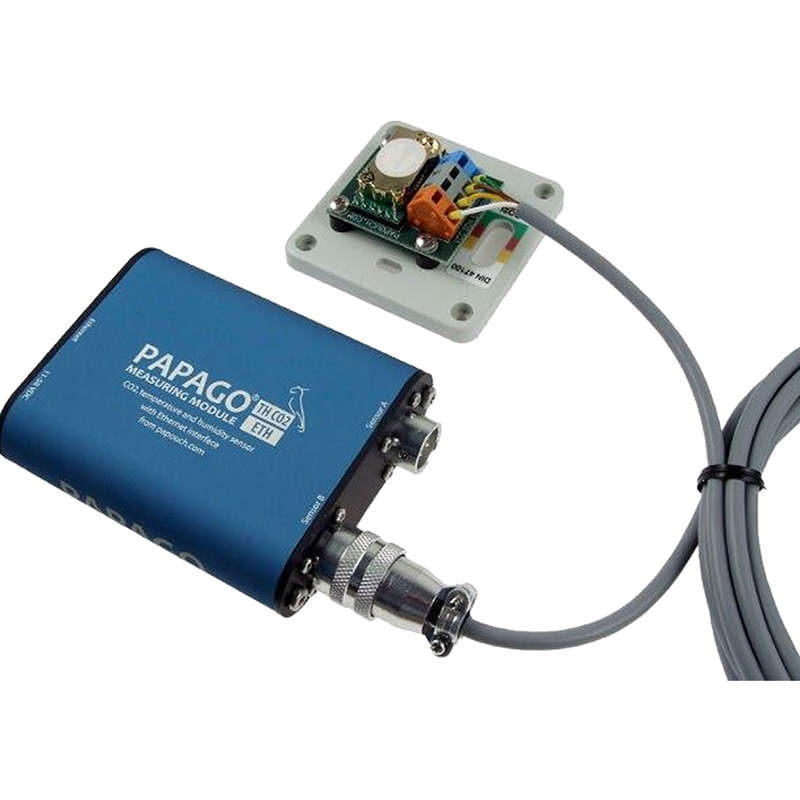 PAPAGO TH CO2 ETH: CO2, Temperature and Humidity sensor with Ethernet