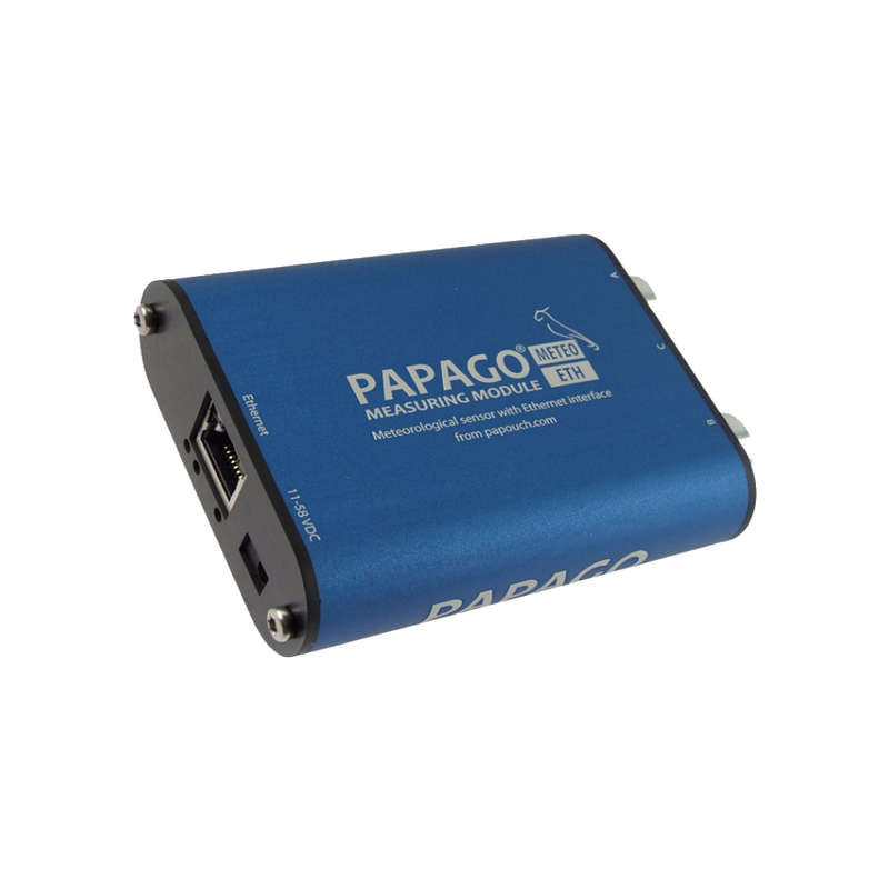 PAPAGO Meteo ETH: Industrial weather station with Ethernet and PoE