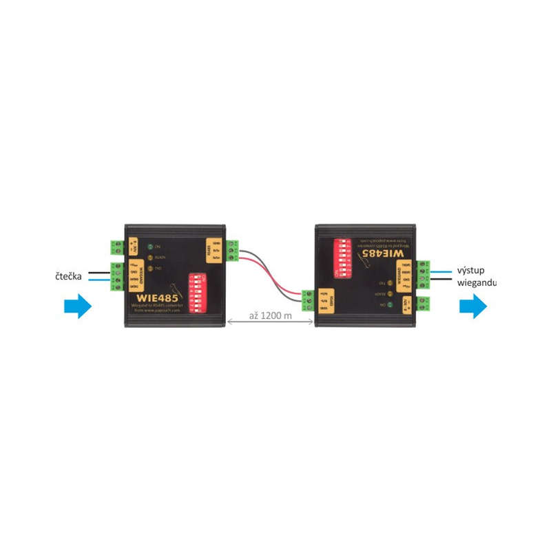 Extension via twisted pair cable