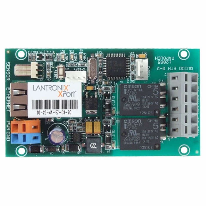 Quido ETH 0/2: 2 outputs and thermometer