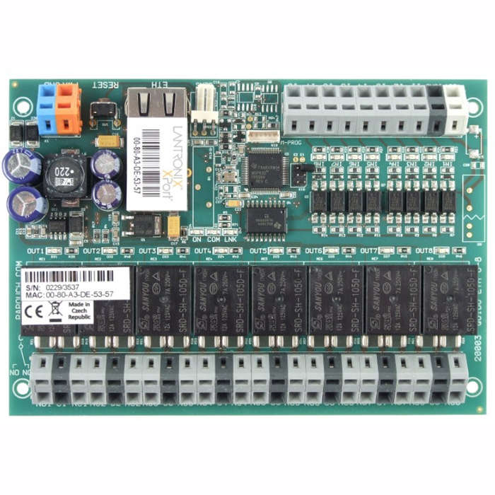 Quido ETH 8/8: 8 inputs, 8 outputs and thermometer