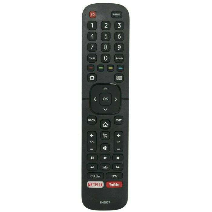 Replacement EN2B27 Remote Control for Hisense FHD/HD LED TV