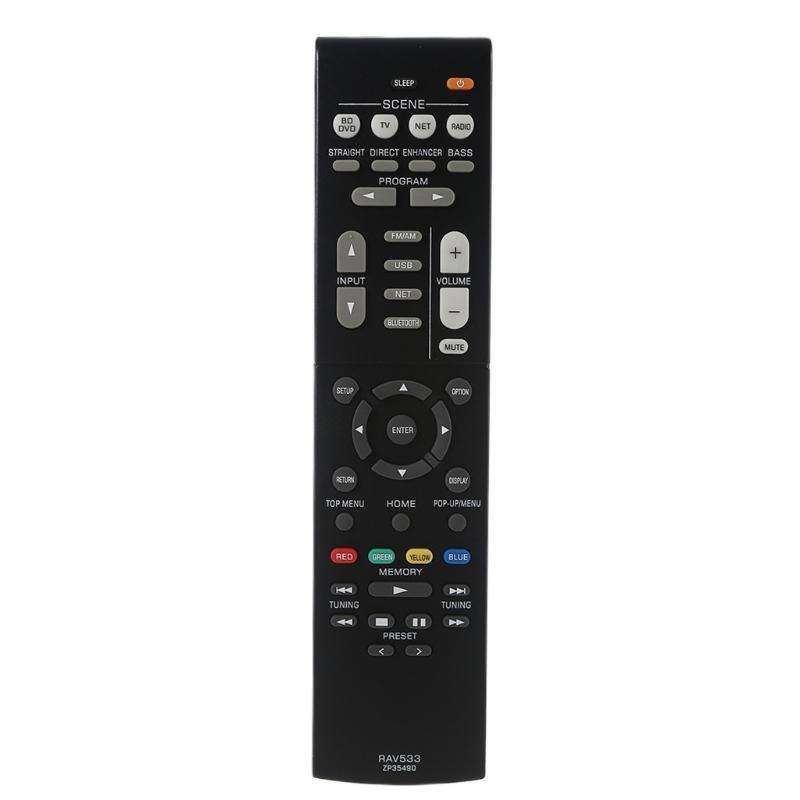Replacement Remote Control Compatible with Yamaha RAV531 RAV532 RAV533 RAV534 RAV561 ZZ43210 Yamaha