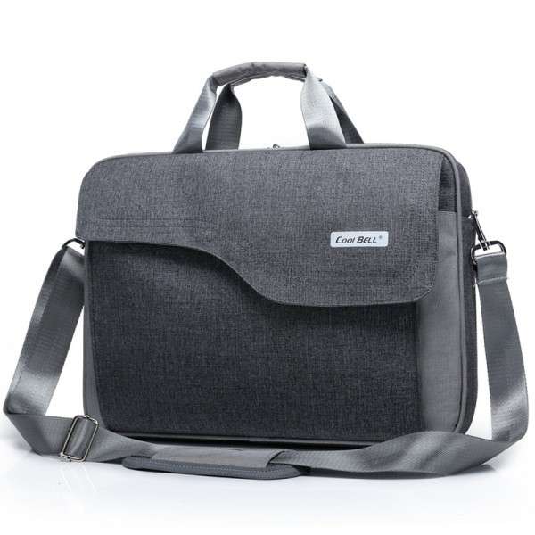 Paycheap CB-3040 Waterproof Nylon 17" HP/Apple Laptop/Shoulder Bag Grey (Roky 3039)