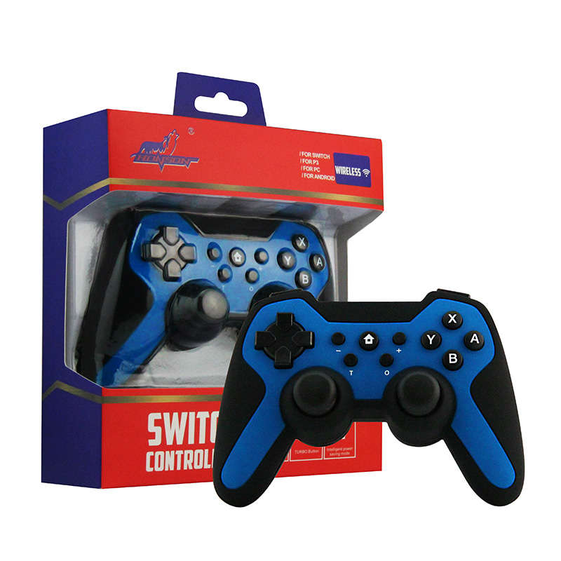 Paycheap Hnson Nintendo Switch/Pc/Ps3/Android Wireless Controller With Sensor Function-Blue