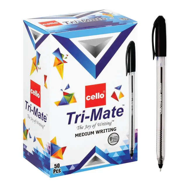BIC CELLO TRIMATE NEO 1.0 mm BLACK 50'S