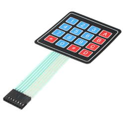 4X4 MATRIX ARRAY MEMBRANE KEYPAD