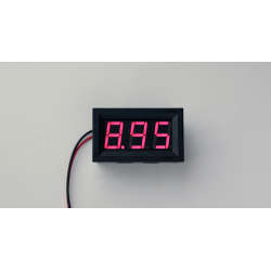 DC 4.5-30V 3 Wire LED Voltmeter Digital Display Panel Volt Meter