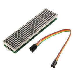 MAX7219 Dot Matrix Module 4-in-1 Red Display
