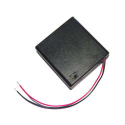 Switched Battery Box 4xAA (6V)