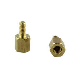 M2.5 x 5 + 5mm Hex Brass Standoff Spacers for PCB