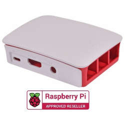 Official Raspberry Pi2, Pi3B and Pi3B+  Red & White Case