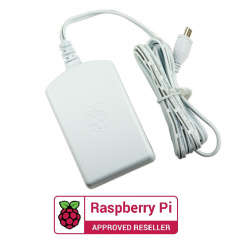 Raspberry Pi Official Universal Power Supply  5.1V 2.5A (White)