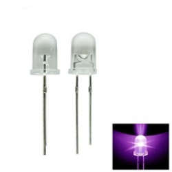 5mm UV LED Emitters Transparent(5 pack)