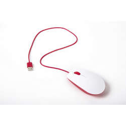 Official Raspberry Pi Mouse (Red/White)