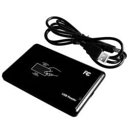 125KHz Black USB Proximity Sensor Smart rfid Card Reader EM4100,EM4200,EM4305,T5577,or compatible...