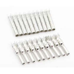 10 Pairs(20Pieces) MC4 Pin Inside Metal Core Male and Female Use for Solar Cable MC4  Connectors