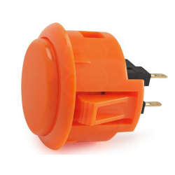 Official Sanwa Arcade Button (Orange)